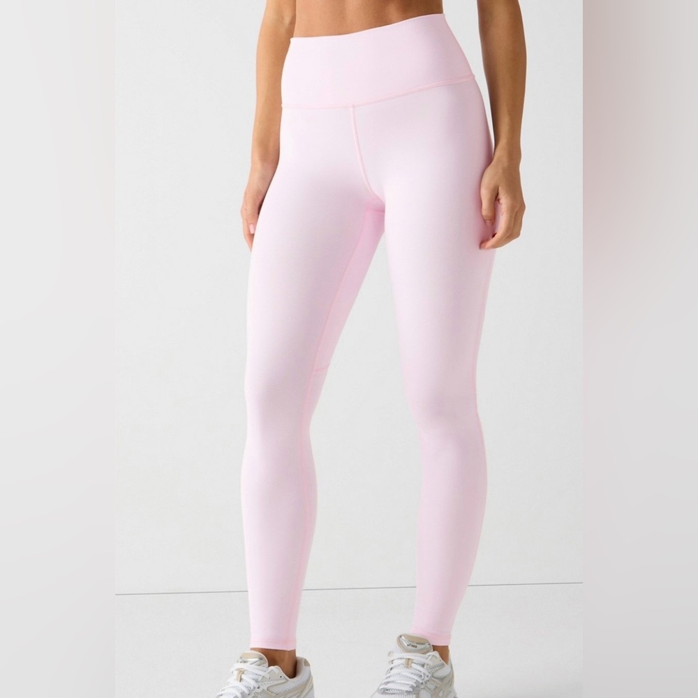 Fabletics Light Pink High-Waisted Leggings